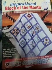 2002 Quilting Inspirational Block Of The Month Book Paper Back 34 Pages Retro