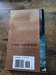 A Night to Remember – Titanic – Paperback Book By Lord, Walter – GOOD CONDITION