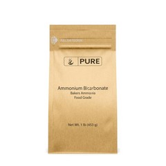 Pure Original Ingredients Ammonium Bicarbonate (2lb) Baker’s Ammonia, Traditiona