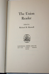 The Union Reader book by Richard B. Harwell 1958 1st Edition US Civil War HCDJ