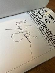 Signed BARLOW’S GUIDE TO EXTRATERRESTRIALS Full Color Identification WP 1987