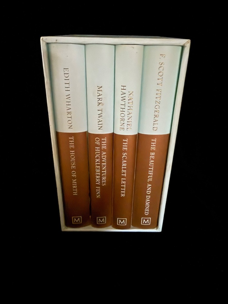 American Classics Collection Hardcover Pocketbooks by Macmillian 4 Gilded Novels