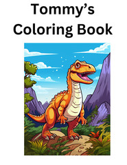 “Cute Dinosaur Coloring Book | Easy, Cute & Relaxing Designs | Perfect Gift Ide