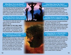 “ENGLISH & SPANISH” Bilingual Tracts, 20 Pages Each, Pack of 40 units, POWERFUL!