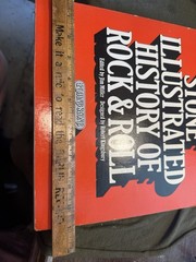 The Rolling Stone Illustrated History of Rock Roll 1976 Edition, 14″ X 10.75″.