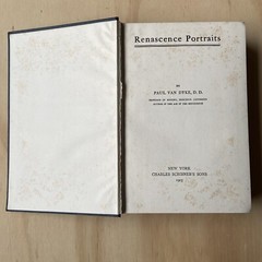 Renascence Portraits Paul Van Dyke 1905 First Edtion