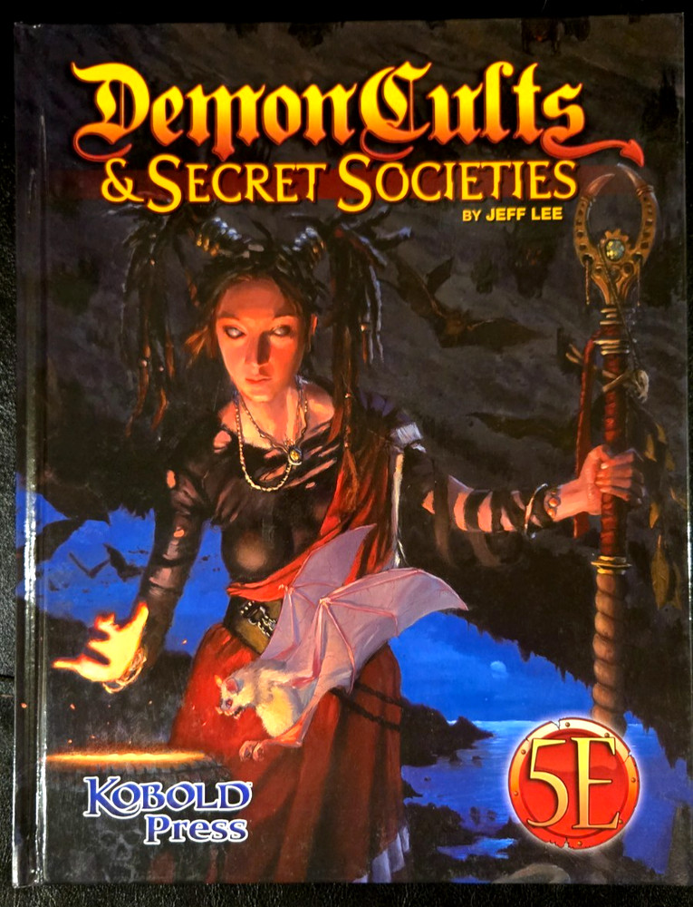 Demon Cults & Secret Societies for D&D 5th Edition by Jeff Lee (2017, HC) Hard