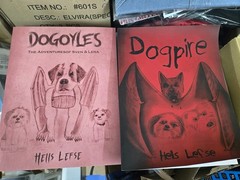 HELLS LEFSE DOGPIRE & DOGOYLES LARGE 8.5 X 11″ SIZE BIG PRINT BOTH FOR $12.99