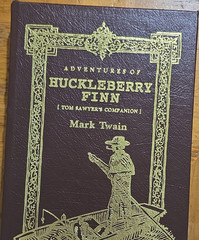 Adventures of Huckleberry Finn by Mark Twain Leather Bound. E/P Colloter Editio
