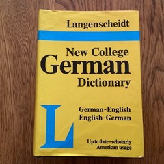 Langenscheidt New College German Dictionary: Ger-Eng & Eng-Ger 759 pgs hardcover