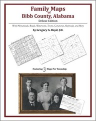 Family Maps Bibb County Alabama Genealogy Plat History