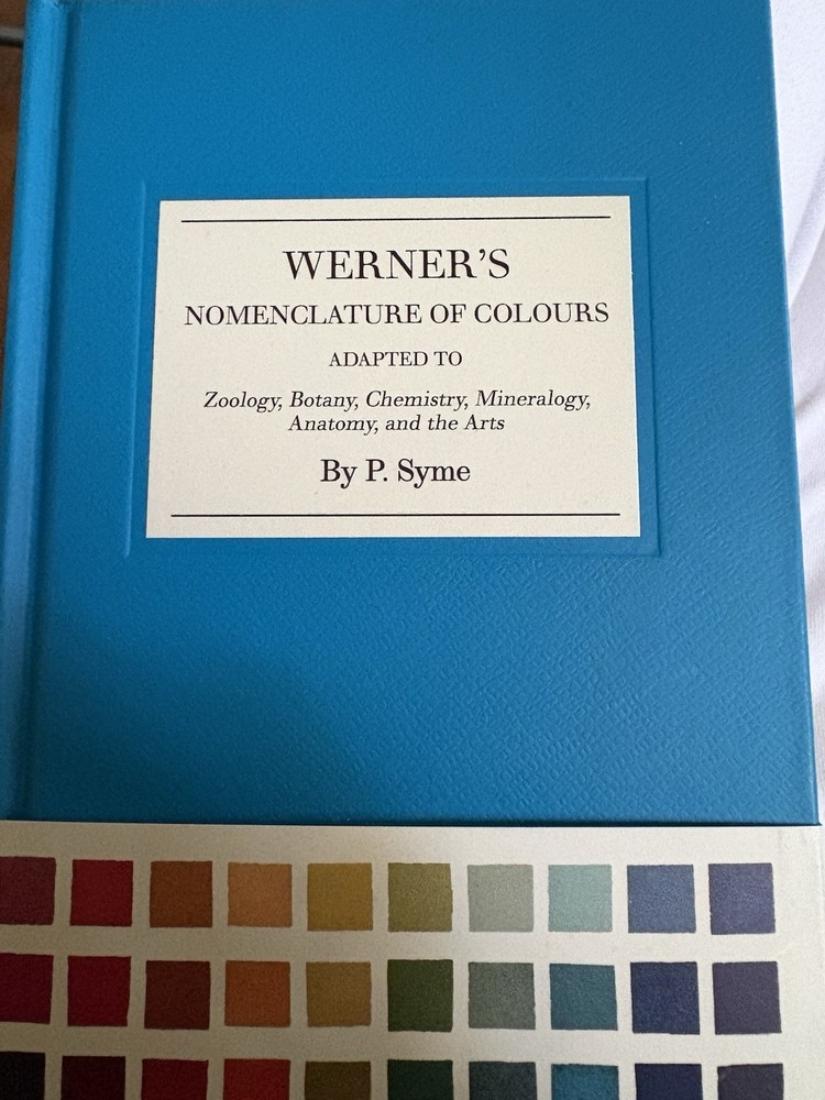 Werner’s Nomenclature of Colours : Adapted to Zoology… by Patrick Syme (HC)