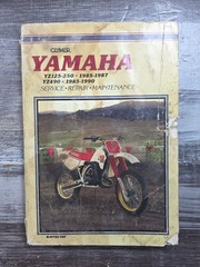Clymer Service Repair Maintenance Manual M390 Yamaha YZ125-250 1985-1987 YZ490