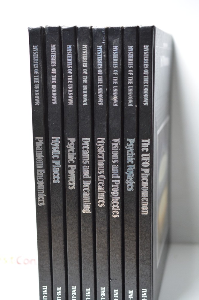 Time-Life Mysteries of the Unknown 8 Book Lot UFO Psychic Powers Dreams HC Books