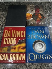 Dan Brown ROBERT LANGDON Lot of HARDCOVER Books 1st Edition Inferno/Origin + 2