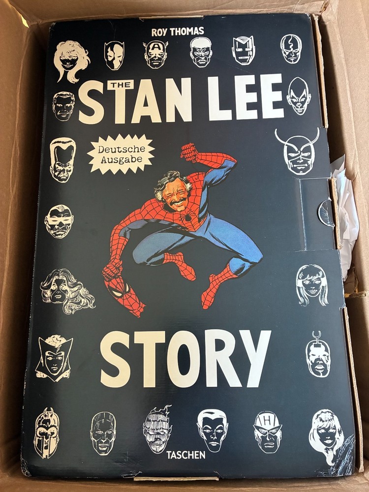 The Stan Lee Story by Roy Thomas OVERSIZED Hardcover Taschen GERMAN 20″ x 13