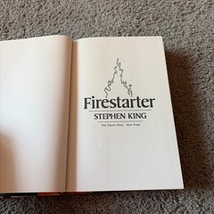Firestarter Stephen King First Edition HCDJ 1980 Viking Press $13.95 DJ