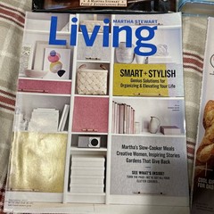 Martha Stewart Living Magazines & Books Lot of 6 See Description and Pictures