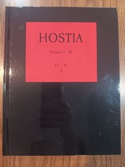 Hostia Vols I-III Facsimile Hardcover Order Of Nine Angles Anton Long Satanism
