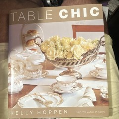 Kelly Hoppen Table Chic Hardcover Illustrated, Laurel Glen 1996