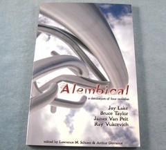 Jay Lake, Bruce Taylor, James Van Pelt, Ray Vukcevich-4 Novellas-Alembical-New