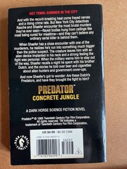 Predator Concrete Jungle Sci Fi Paperback 1995 1st Edition Bantam Dark Horse