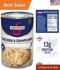 Swanson Chicken & Dumplings with Spaetzle Dumplings, No Antibiotics – 10.5 oz