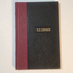 Vintage 1970s S.E. Ledger, Hard Cover, 126 Pages + Index