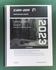 2023 Can-Am Commander DPS 700 Owner’s Manual: 248 Pages & Protective Covers