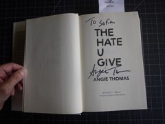 Hate U Give: by Angie Thomas (2017, SIGNED 1st ED 22nd P Hdcov)