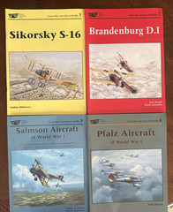 Pfalz Aircraft Salmson Bradenberg Sikorsky Great War Aircraft In Profile 4 books