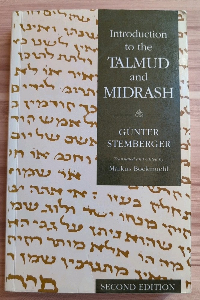 Introduction to the Talmud and Midrash by Hermann L. Strack, Gunter Stemberger