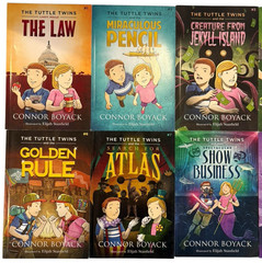 The Tuttle Twins Lot Set of 10 Paperback Books Connor Boyack Homeschool Teacher