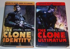 LOT Steven L Kent THE CLONE IDENTITY & ULTIMATUM Hardcovers Series #1-6 Republic