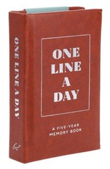 Vegan Leather One Line a Day: A Five-Year Memory Book – Diary – VERY GOOD