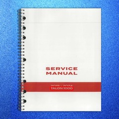 HONDA Talon 1000 Service Manual 2019-2024 – BOUND – COVERS – XL FOLDOUT PAGES