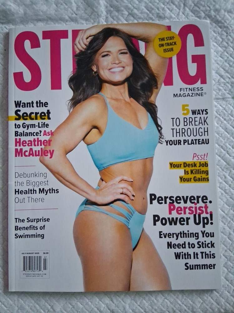 Strong Magazine July August 2025 Heather McAuley Cover Fitness And More