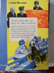 Henry Ford by Roger Burlingame Signet Pb 337 1st Pr. 1956