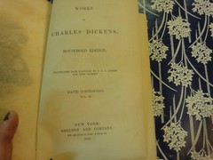 Works of Charles dickens household ed vol II david Copperfield vintage book 1863