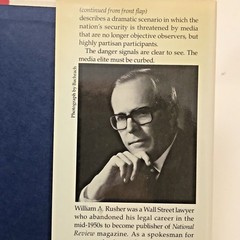 COMING BATTLE FOR MEDIA: By William A. Rusher 1st Edition Signed copy