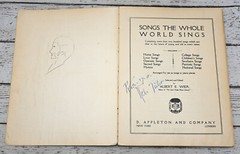 Songs The Whole World Sings Albert E. Wier D. APPLETON Company Music 1915
