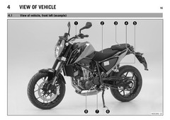 KTM 690 Duke 690 Duke R Owners Manual 2016 – STEEL WIRE BOUND – TOUGH COVERS