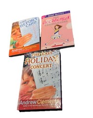 Scholastic Books Lot: Last Holiday Concert, Report Card, Accidental Cheerleader