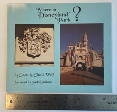 Where in Disneyland Park Book Paperback 62 Pages 1994 NOS