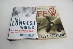 Set of Two Alex Kershaw Books The Few and The Longest Winter