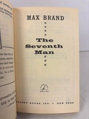 The Seventh Man by Max Brand – Cardinal Edition #C‑382 1st Printing Nov 1959 VG+