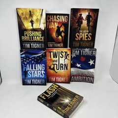 7 PB Book Lot Tim Tigner Complete Kyle Achilles Ser1-6 plus standalone “Flash”