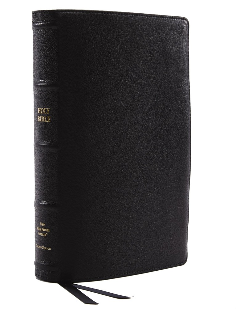 NKJV, Reference Bible, Classic VersebyVerse, CenterColumn, Premium Goatskin L…