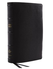 NKJV, Reference Bible, Classic VersebyVerse, CenterColumn, Premium Goatskin L…