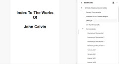 The Works of John Calvin – Bible Commentary Library (PDF E-Book Set) on CD-ROM